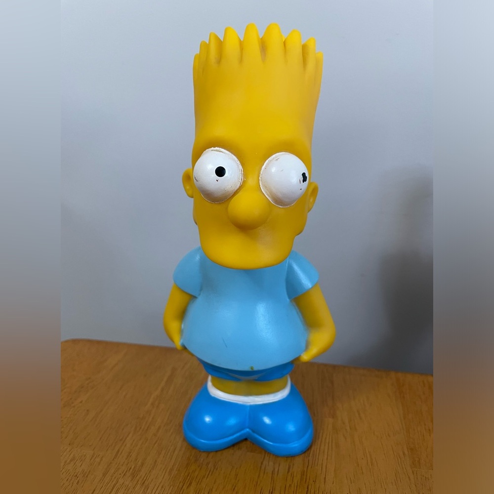 1990 Vintage Bart Simpson Coin Bank - The Simpsons